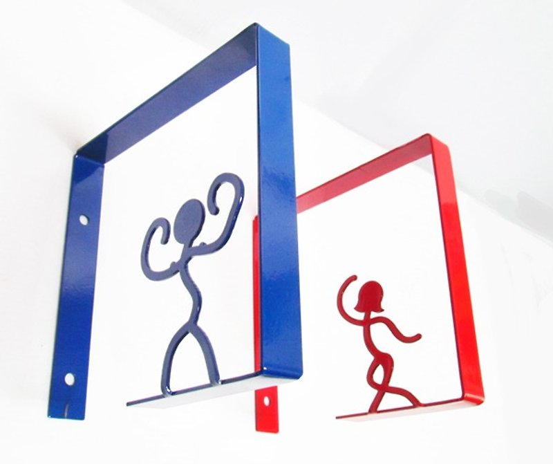 Side-lock type square toilet sign board, dressing room, toilet tag, toilet sign - Items for Display - Paper Multicolor