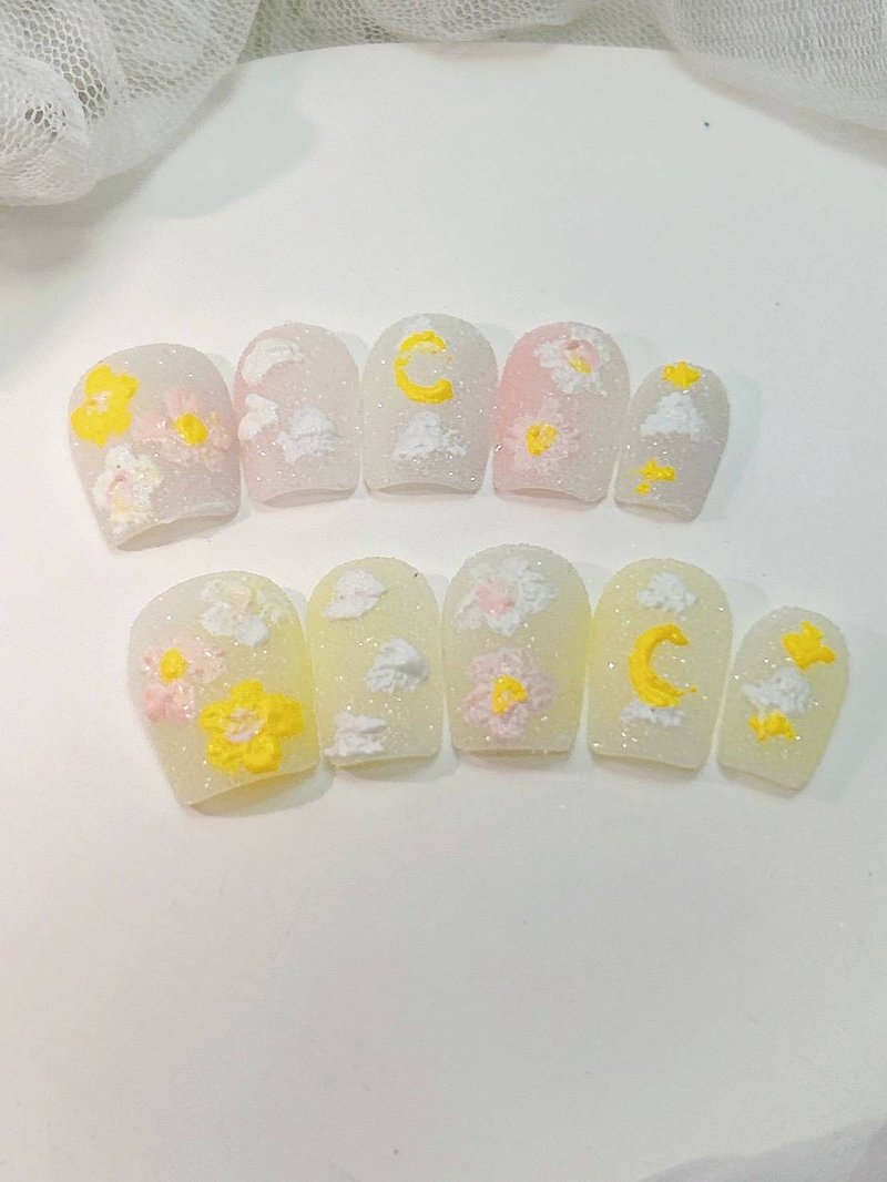 【JIA】月色花霧穿戴甲-M款 - 其他 - 塑膠 黃色