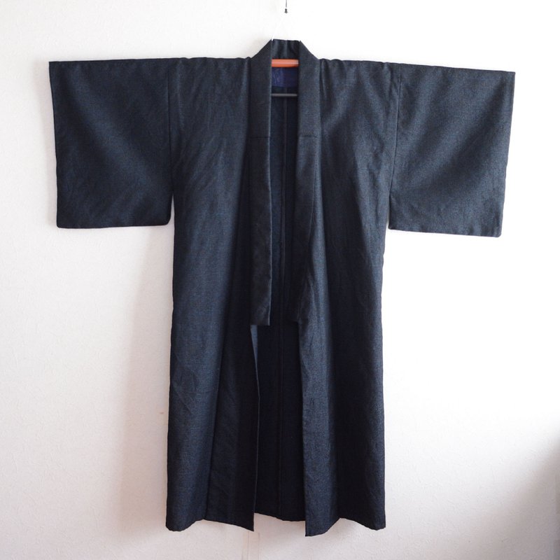 和服男士日本長袍古董日本復古昭和 - 男夾克/外套 - 其他材質 