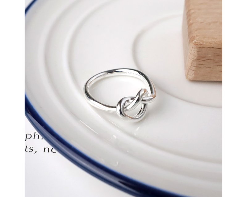 I Knot I 925 Sterling Silver Ring - General Rings - Sterling Silver Silver