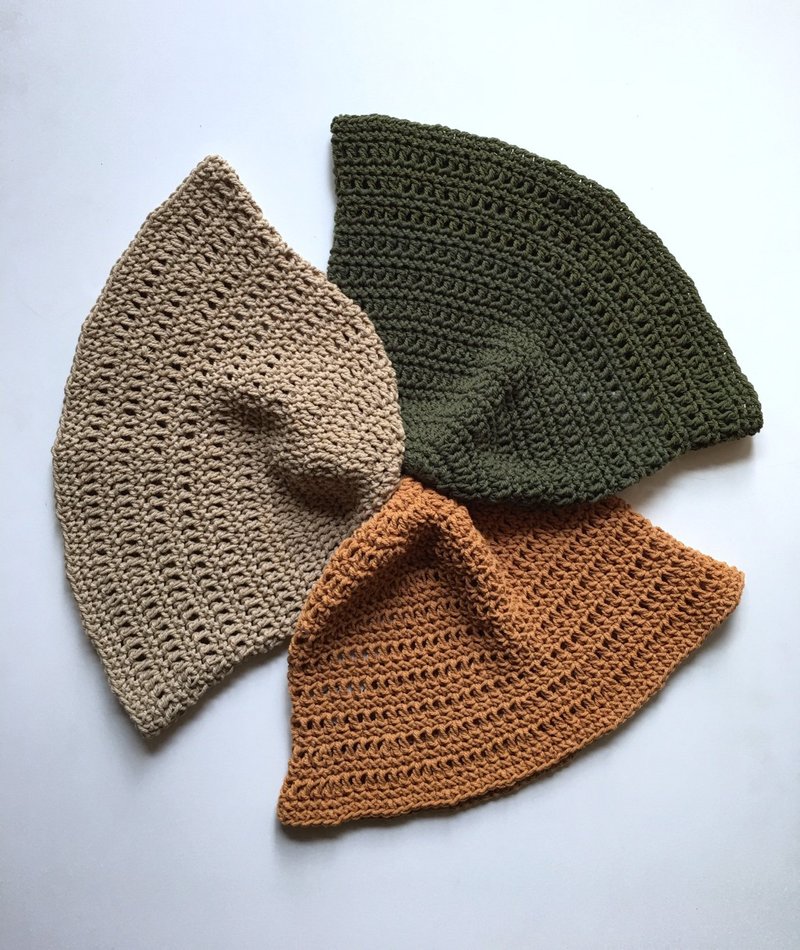 Bucket Crochet Hat - Hats & Caps - Cotton & Hemp 