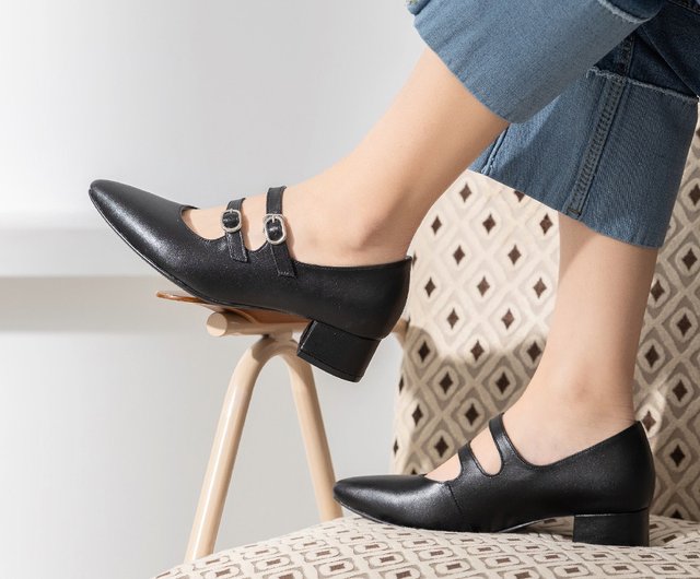 Mary jane low discount heel