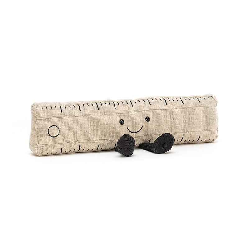 Smart Stationery Ruler 直尺 約34公分 - 玩偶/公仔 - 聚酯纖維 卡其色