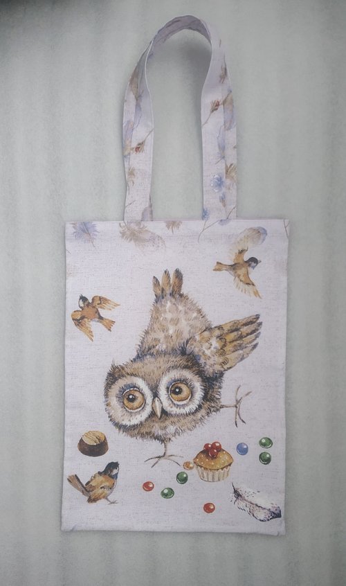 owl tote bag 2023 11 Pinkoi