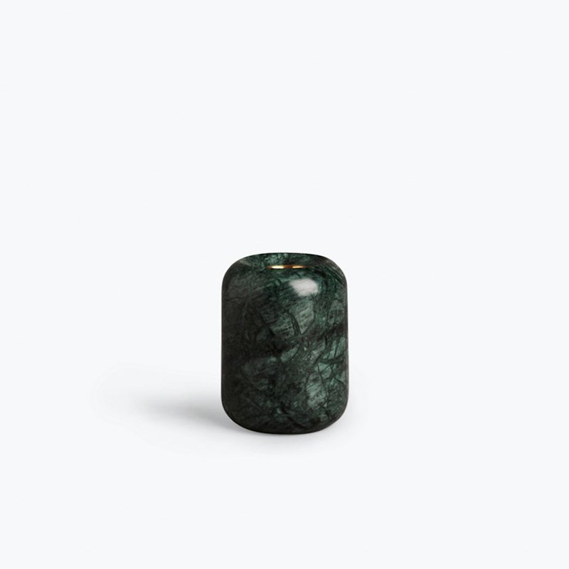 BALANCE Green Marble Candle Holder | NEW WORKS - Candles & Candle Holders - Stone Green