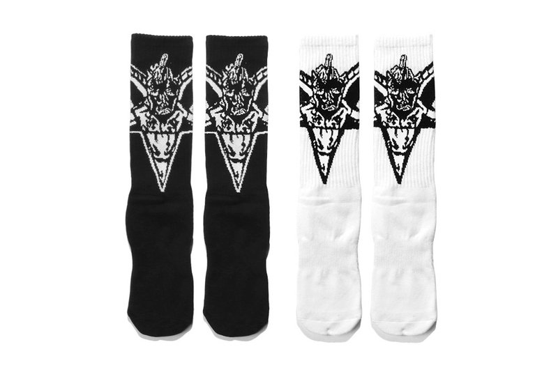 VANDAL Vandalism socks - ถุงเท้า - ผ้าฝ้าย/ผ้าลินิน สีดำ