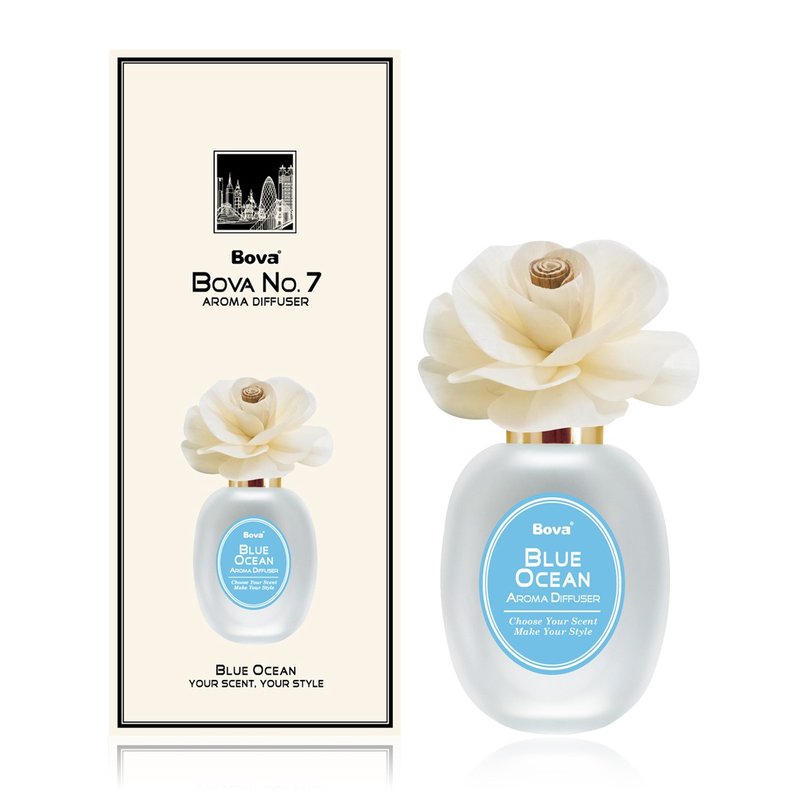 [Official ready stock] Faber Bova diffuser bottle Flower No.7 Côte d'Azur 100ml - Fragrances - Other Materials White