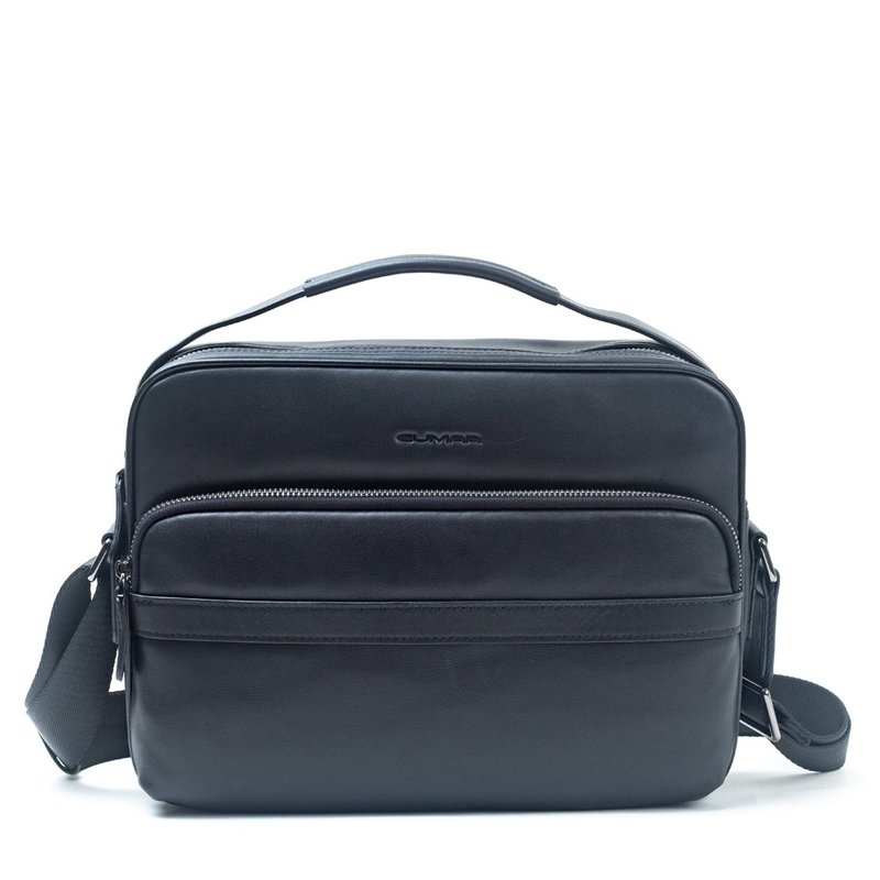 CUMAR 真皮/包包/ GORDEN 側背包 / GORDEN CROSSBODY BAG - 側背包/斜背包 - 真皮 黑色