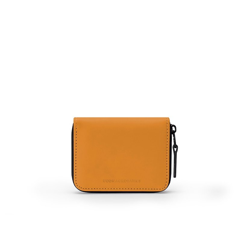 Denar Lotus Series Wallet (Honey Mustard) - กระเป๋าสตางค์ - วัสดุอีโค สีเหลือง