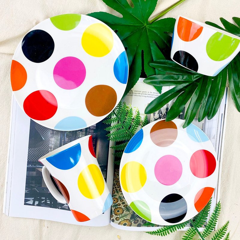 Bohemia - Dots - Cups - Porcelain Multicolor