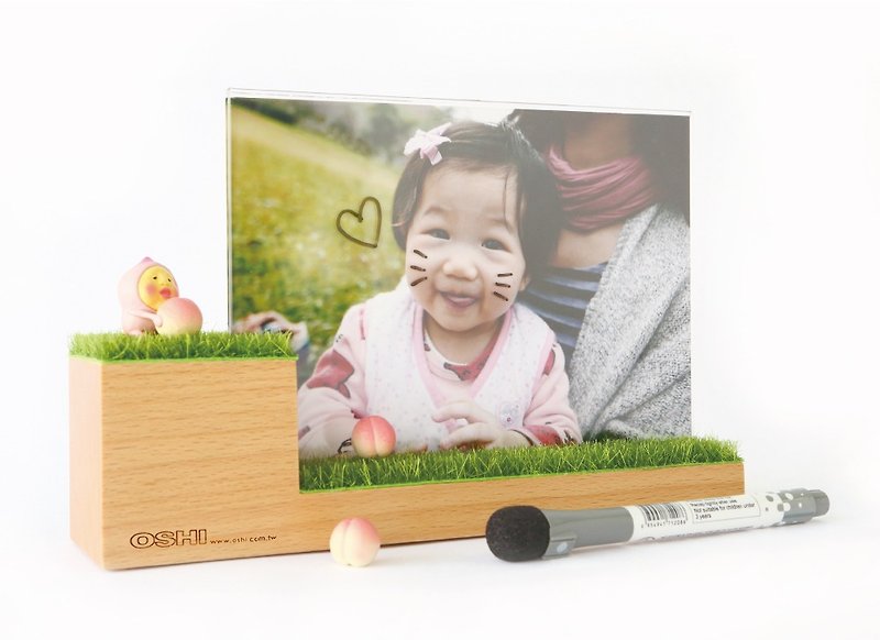 White board function photo frame  - Picture Frames - Wood Green