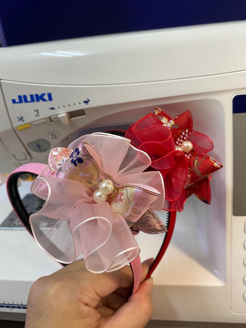 G3 - Baby, Children's & Toddler Ultra-Comfortable Headband/Hair Tie - Headbands, Hair Ties, Headbands - Chinese New Year Style - V - เครื่องประดับผม - วัสดุอื่นๆ หลากหลายสี