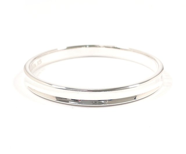 ◎ Tiffany & Co.ティファニー シルバーバングル ブレスレット925 TIFFANY&Co. 極 美品 箱付き ティファニー ヴィンテージ グルーブド