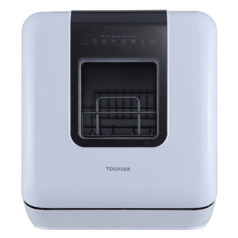 TOSHIBA 4-person installation-free UVC super dishwasher (DWS-34ATW) - Kitchen Appliances - Other Materials 