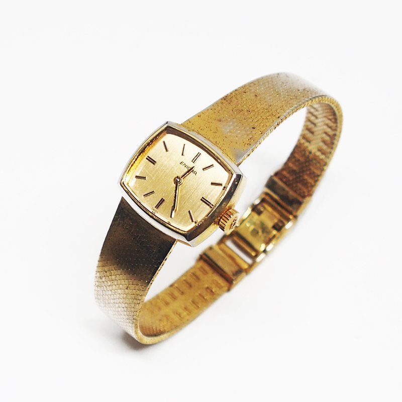 1970 ENICAR 瑞士古董機械錶 - 女裝錶 - 其他金屬 銀色