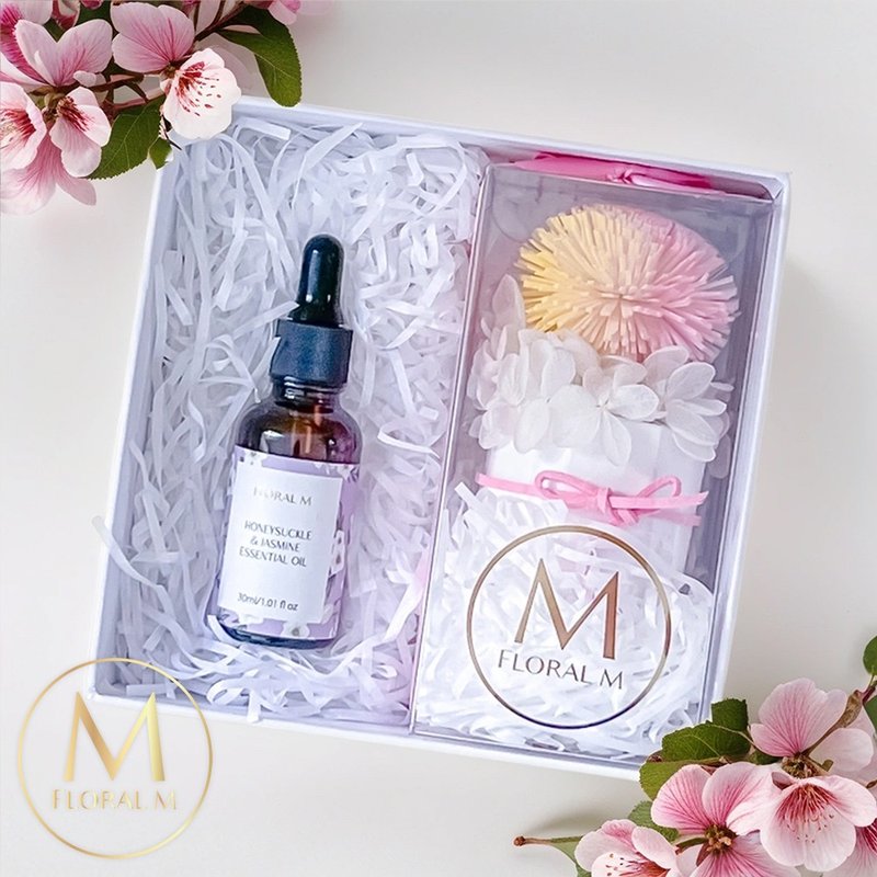 彩虹泡泡花園香氛花禮盒(贈送5ml香氛油) - 擺飾/家飾品 - 植物．花 多色