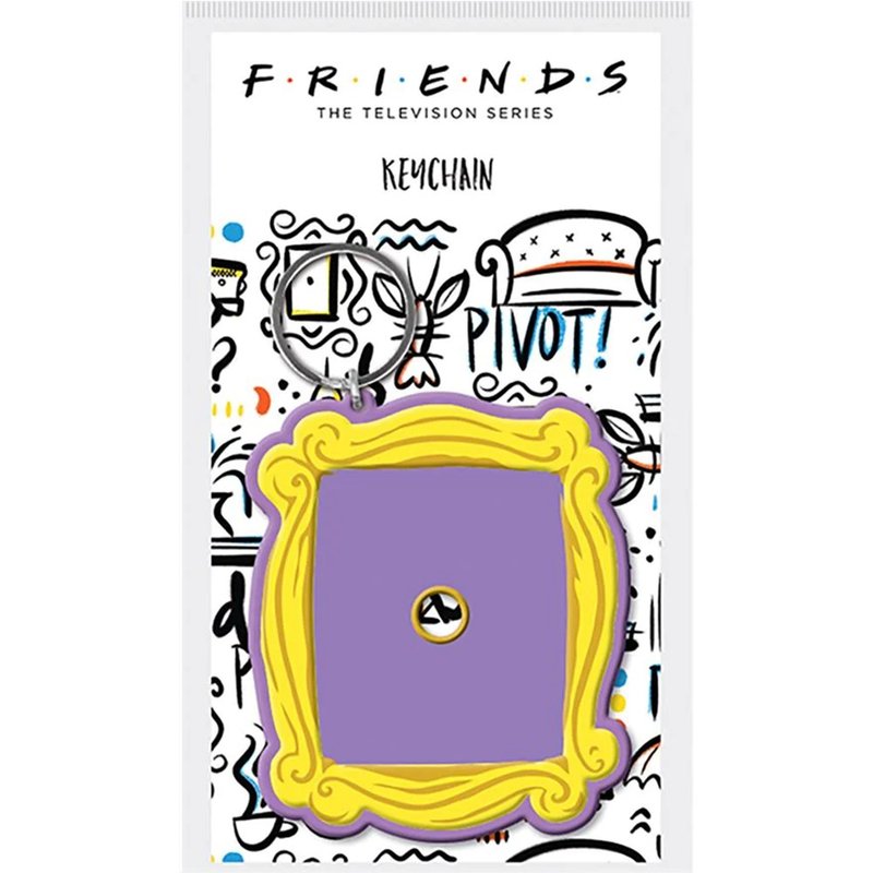 【六人行】莫妮卡公寓相框造型鑰匙圈/Friends - 鑰匙圈/鑰匙包 - 橡膠 多色