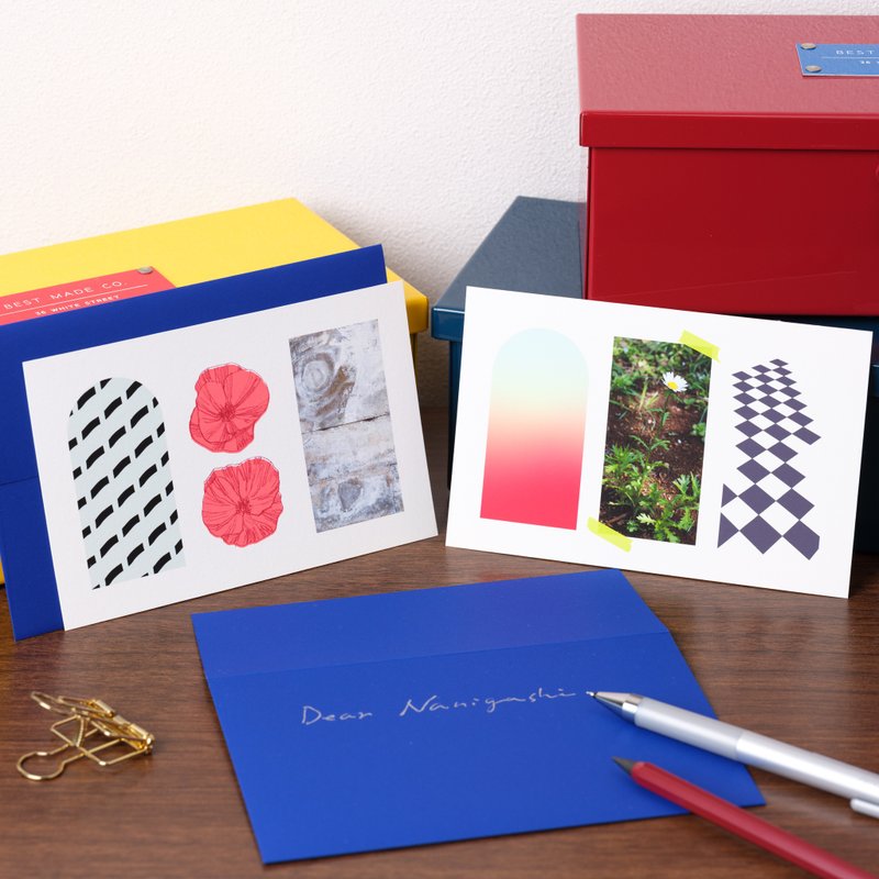nandaka レターセット詰め合わせ │ なんだか手紙が書きたくなるメッセージカード・便箋・封筒 - 封筒・便箋・レターセット - 紙 多色
