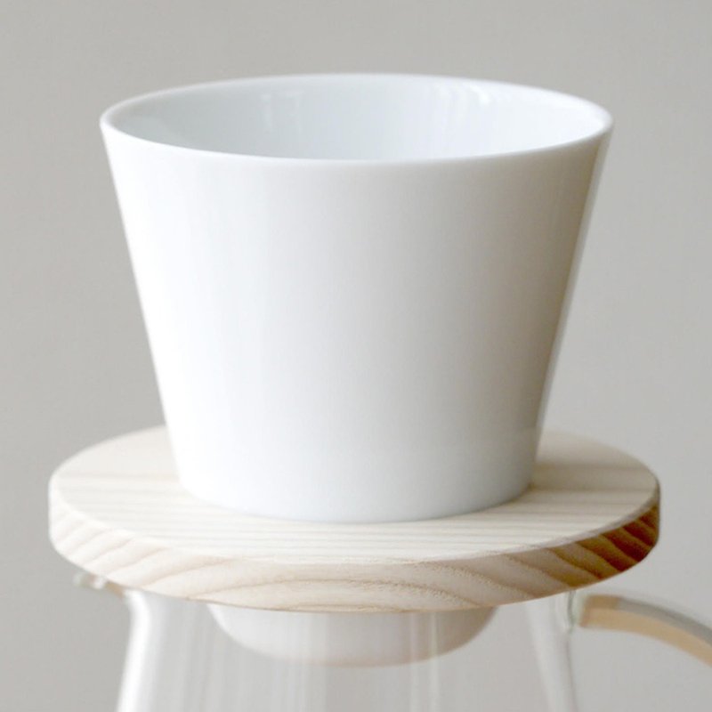 TORCH Donut Filter Cup White - เครื่องทำกาแฟ - ดินเผา ขาว