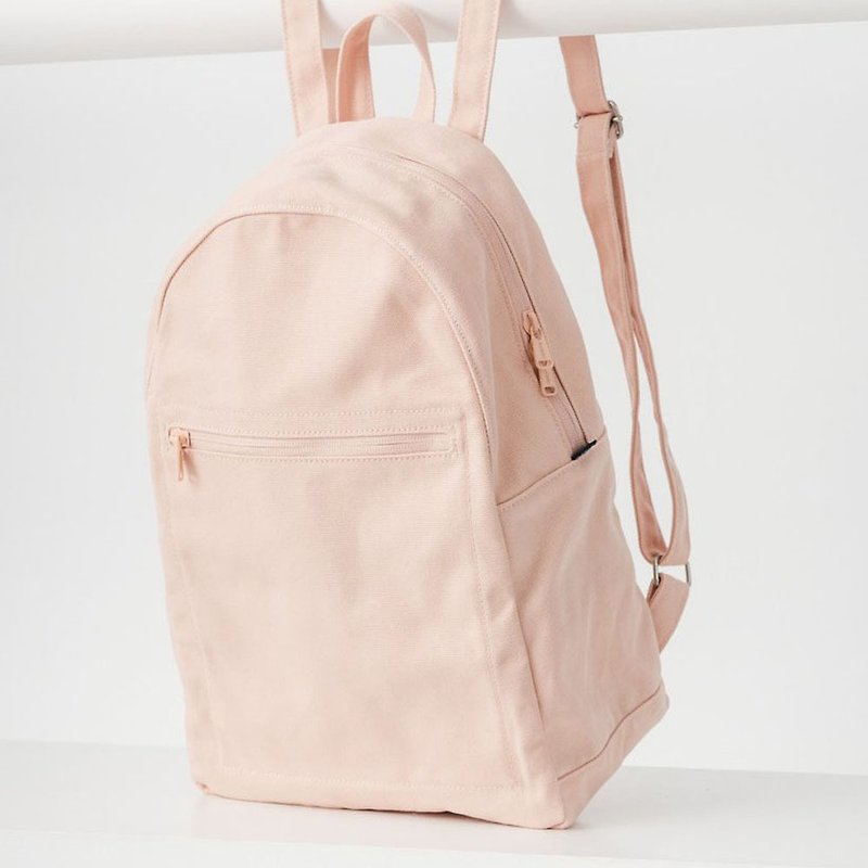 BAGGU Backpack - Fresh Pink Tangerine - Backpacks - Cotton & Hemp Pink