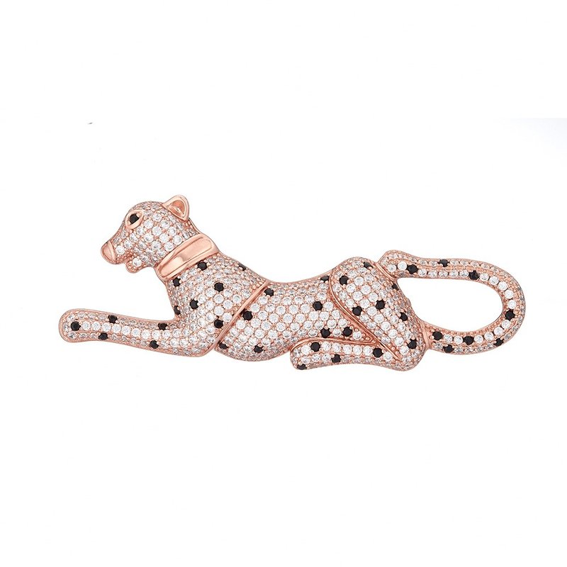 LUCIANO MILANOC Jinyue sterling silver brooch - เข็มกลัด - โลหะ สึชมพู