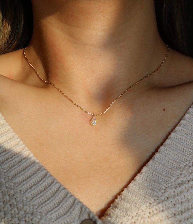 芸術家の優雅さ - ネックレス - スターリングシルバー ゴールド