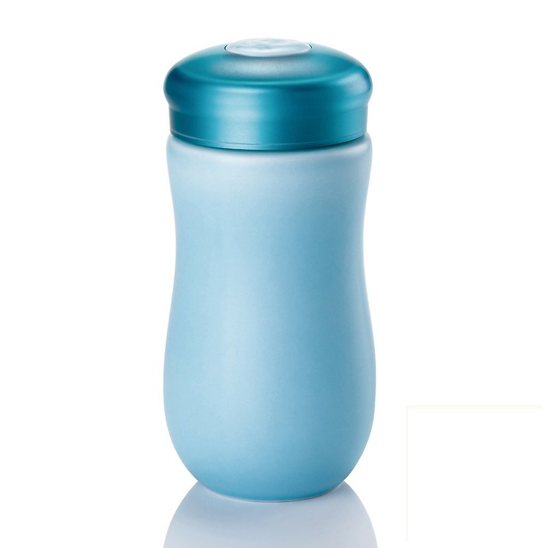 Sweetheart portable cup / light water blue - Pitchers - Porcelain 