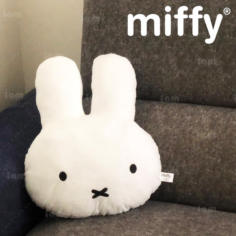 【MIFFY】35cm Miffy big head pillow - หมอน - ผ้าฝ้าย/ผ้าลินิน 