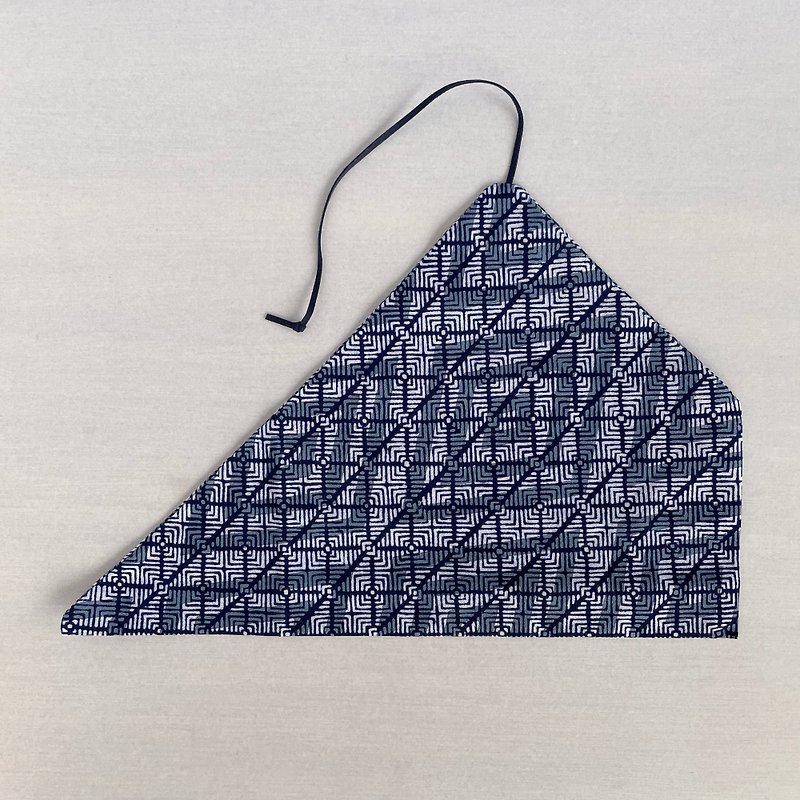 Unique | Cutlery Holder made of YUKATA fabric -Diamond patterns - ช้อนส้อม - ผ้าฝ้าย/ผ้าลินิน สีน้ำเงิน