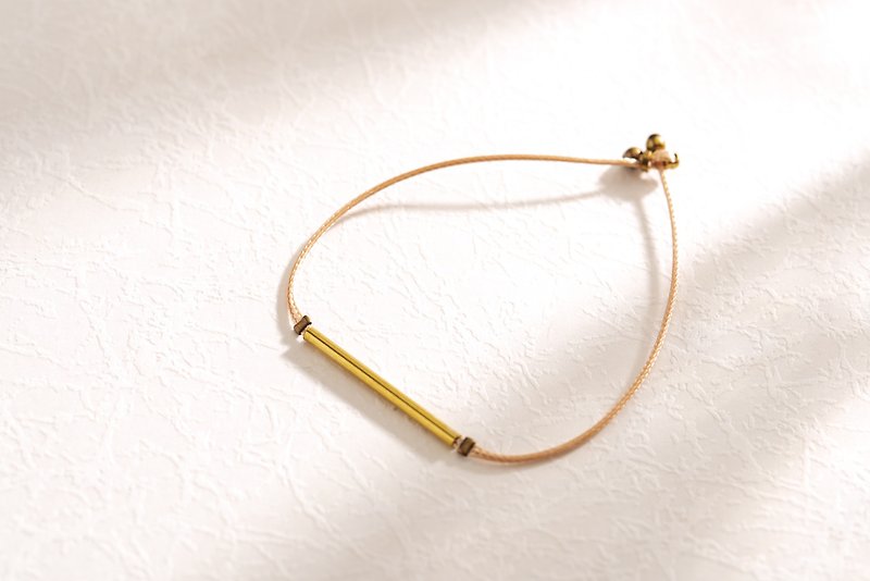 Charlene Handmade Wristband - Bracelets - Other Materials Gold