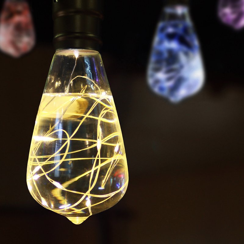 液体電球 E27 小夜灯 カップル   結婚する ギフト - 照明・ランプ - ガラス 