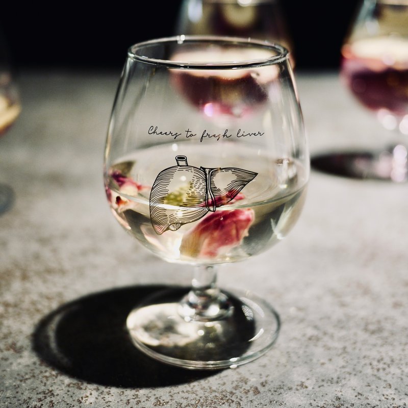 Liver wine glass - แก้วไวน์ - แก้ว สีใส