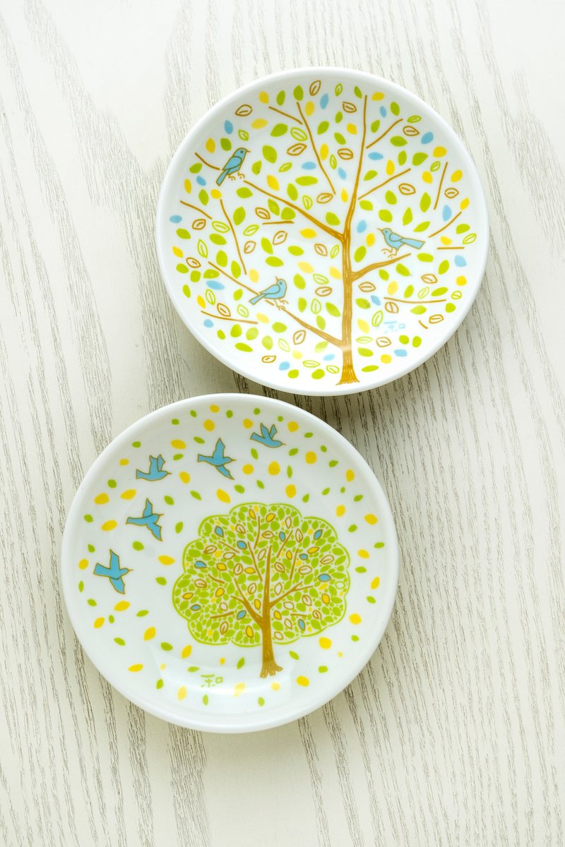 Made in Japan, Kazumi Ichikawa ceramic dessert plates, set of 4 pieces, brand new, free shipping to Taiwan - Plates & Trays - Porcelain White