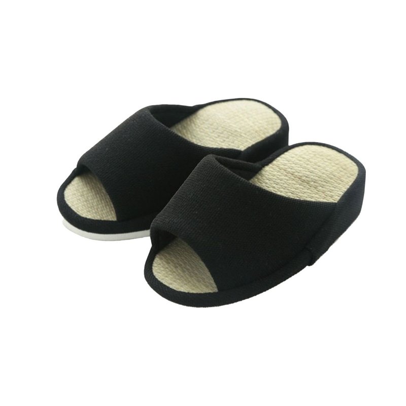 【新年禮物】健身小腳拖鞋 藺草吸汗除臭 冬夏雙用 日常生活鍛鍊 - 室內拖鞋 - 植物．花 