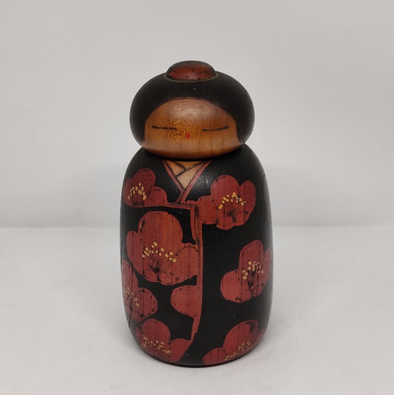 Creative kokeshi doll by Sekiguchi Toa - 公仔/玩偶 - 木頭 黑色