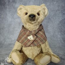 ハンドメイド　小さいテディベア　青目 0_94e94cbf46bad290b6c7fa4ff983