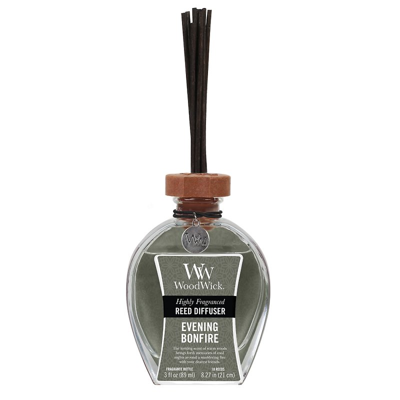 【VIVAWANG】 WW3oz. Reed incense (midnight bonfire) warm fragrance full of security - น้ำหอม - วัสดุอื่นๆ 