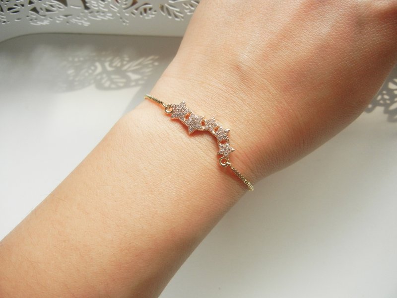 *coucoubird*shining star bracelet - Bracelets - 24K Gold Gold