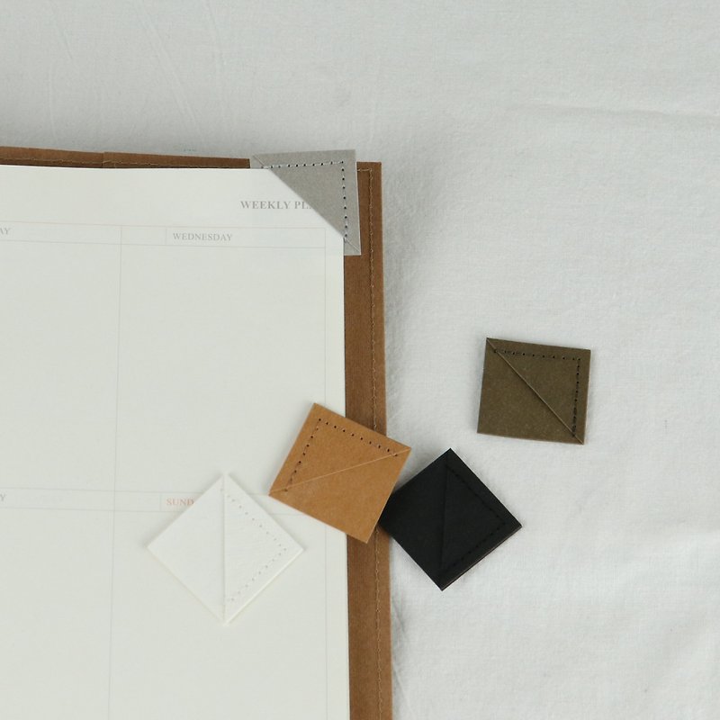 craft leather bookmark ver.4 - 書籤 - 環保材質 咖啡色