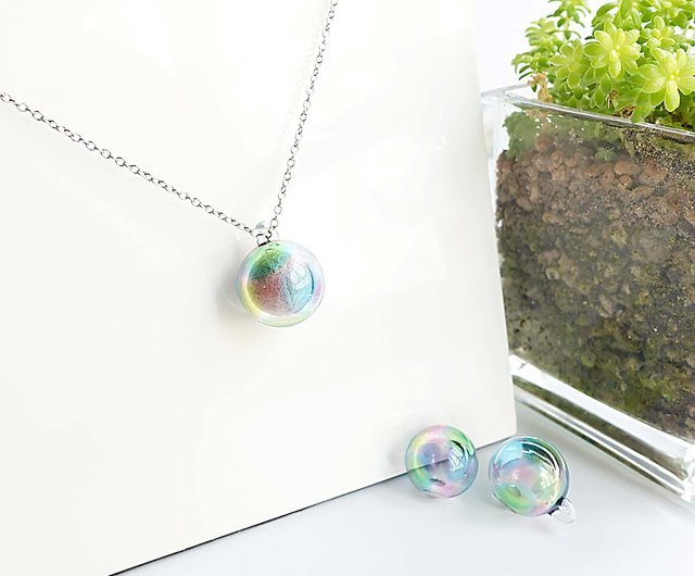 Soap Glass Necklace