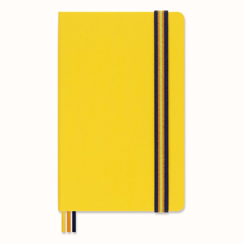 _勿上架_MOLESKINE K-WAY 聯名筆記本 L型 橫線 黃 - 筆記本/手帳 - 紙 黃色