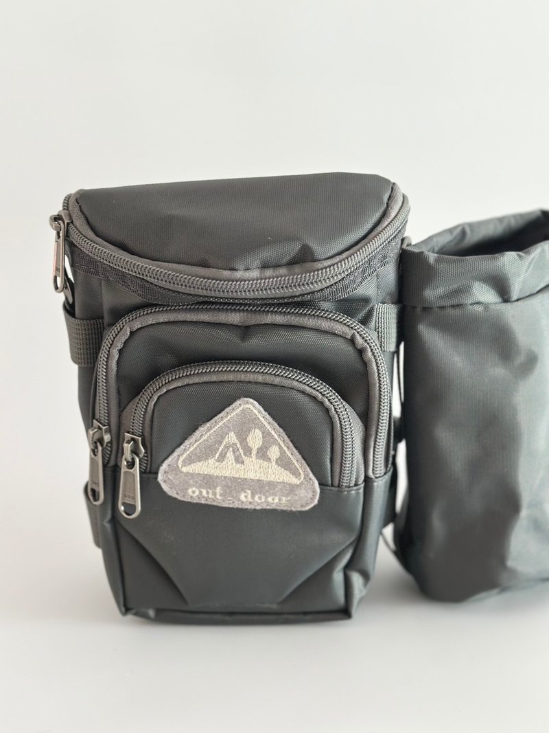 VA.outdoor/waterproof functional bag/water bottle bag/-grey (white electric embroidery as shown in Figure 1) - Other - Waterproof Material Gray