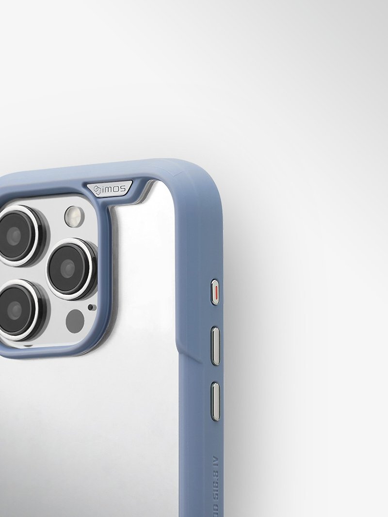 imos iPhone15 Series TREND BOOST Military Standard Shockproof Protective Case-Blueberry Color - อุปกรณ์เสริมอื่น ๆ - วัสดุอื่นๆ สีน้ำเงิน