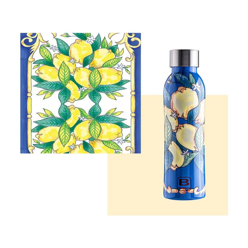 BUGATTI寓言保溫瓶500ml - 保溫瓶/保溫杯 - 其他金屬 藍色
