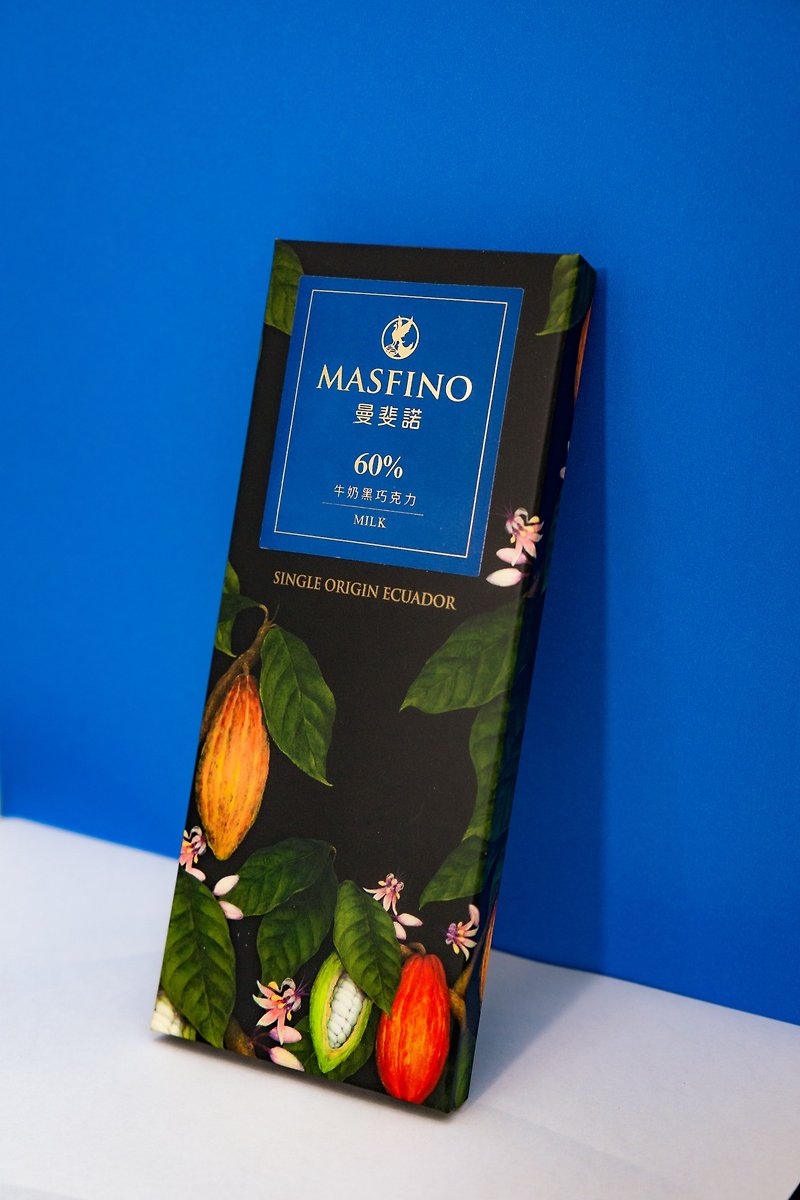 Manfino 60% Milk Dark Chocolate - ช็อกโกแลต - กระดาษ 