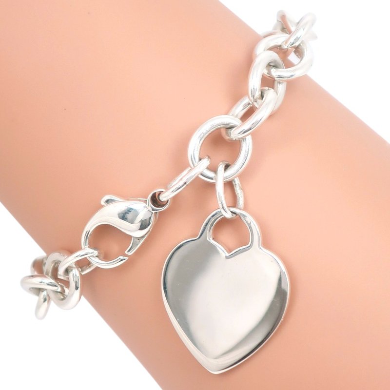 【日本直送】ティファニー TIFFANY&Co. リターントゥティファニー ブレスレット ハート シルバー925 約29.8g レディース【中古】 - 手鍊/手環 - 銀 銀色