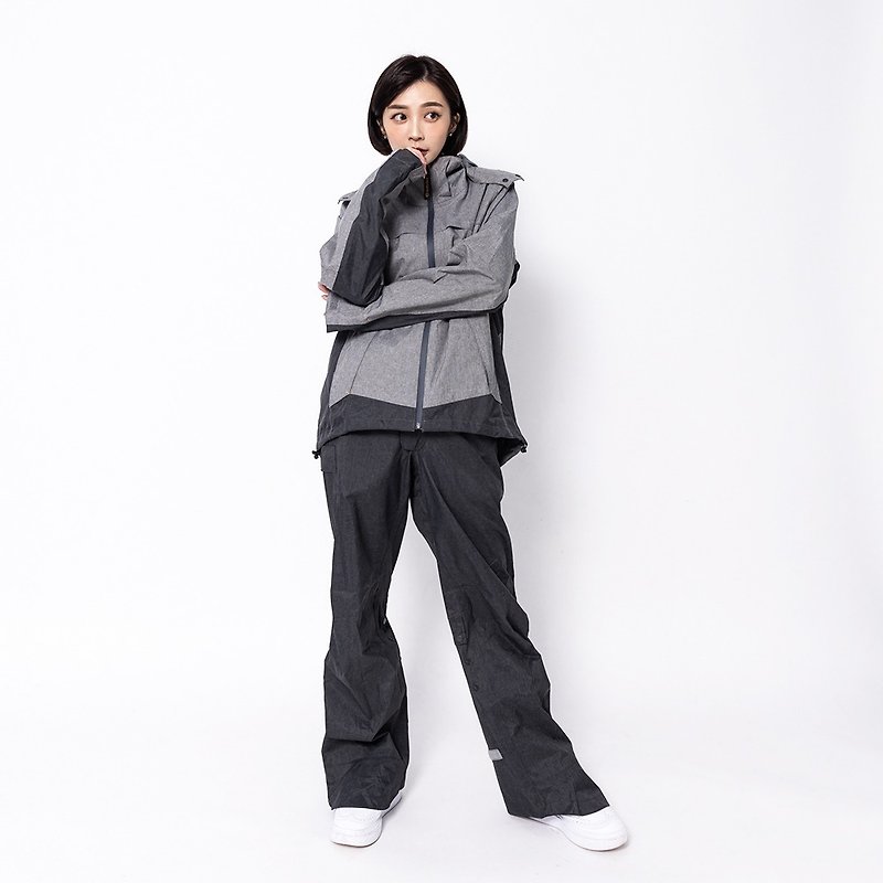 GTPRM Convective Breathable Two-Piece レイン ジャケット - グレー - 傘・雨具 - プラスチック グレー