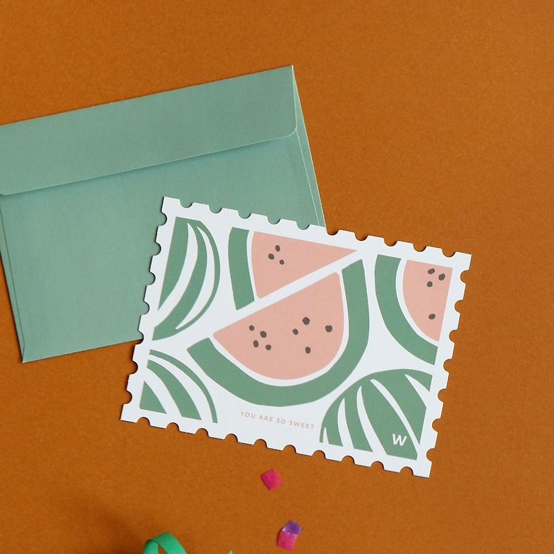 Stamp styling card envelope group-16 Hello sweet, E2D13394 - Cards & Postcards - Paper Multicolor