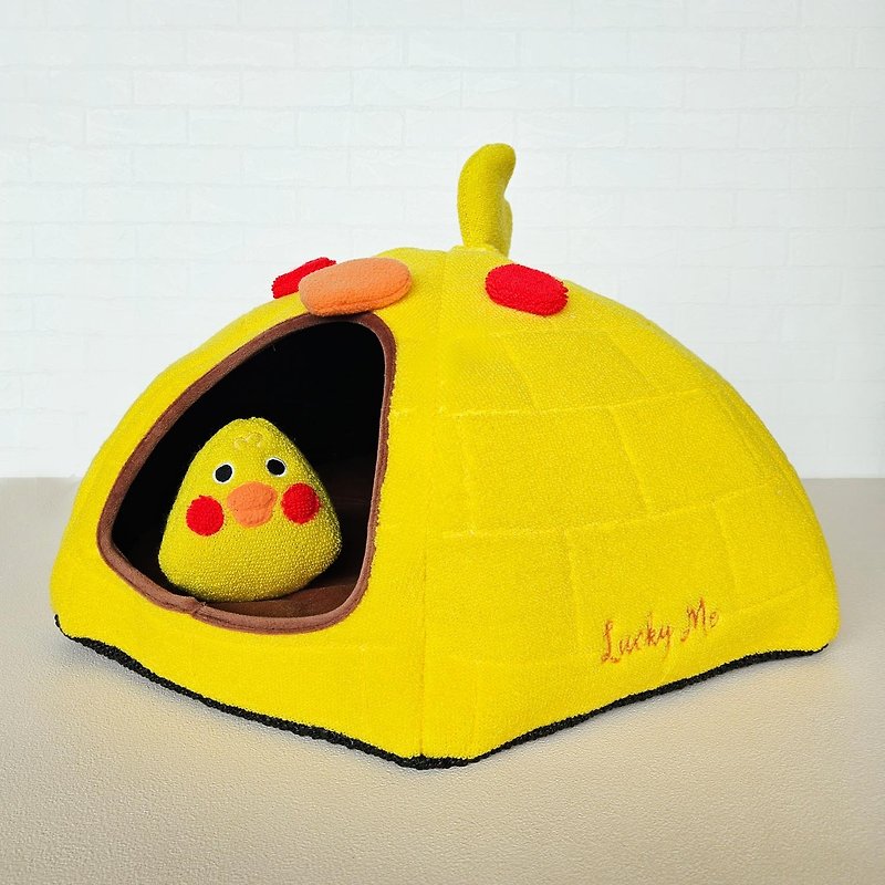 Animal igloo toy set - Taiyang Xuanfeng 9 types of cat nest pet bed - Bedding & Cages - Other Man-Made Fibers Blue