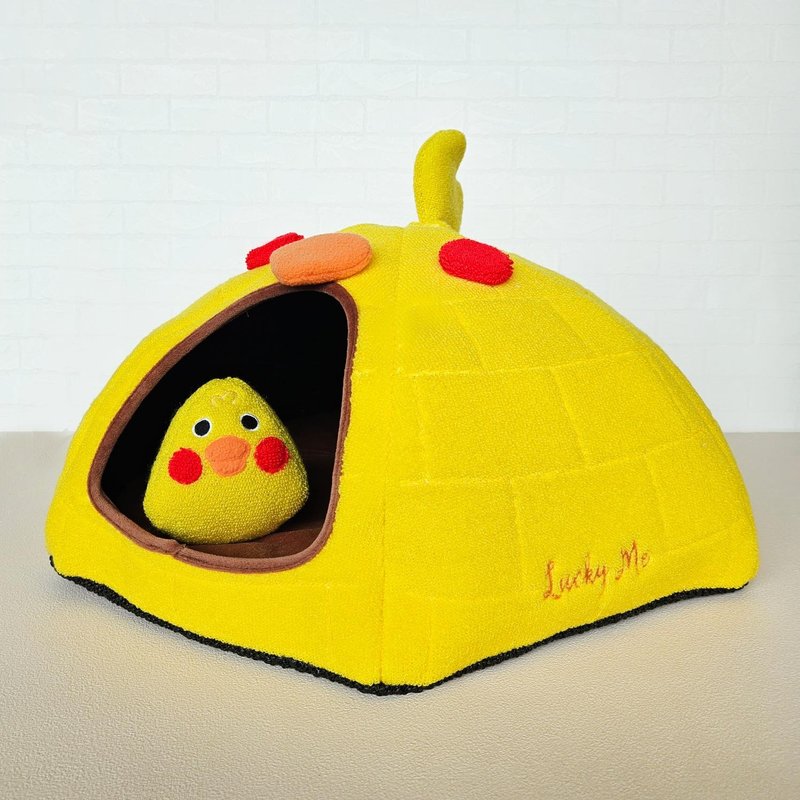 Animal igloo toy set - Taiyang Xuanfeng 9 types of cat nest pet bed - ที่นอนสัตว์ - ไฟเบอร์อื่นๆ สีน้ำเงิน